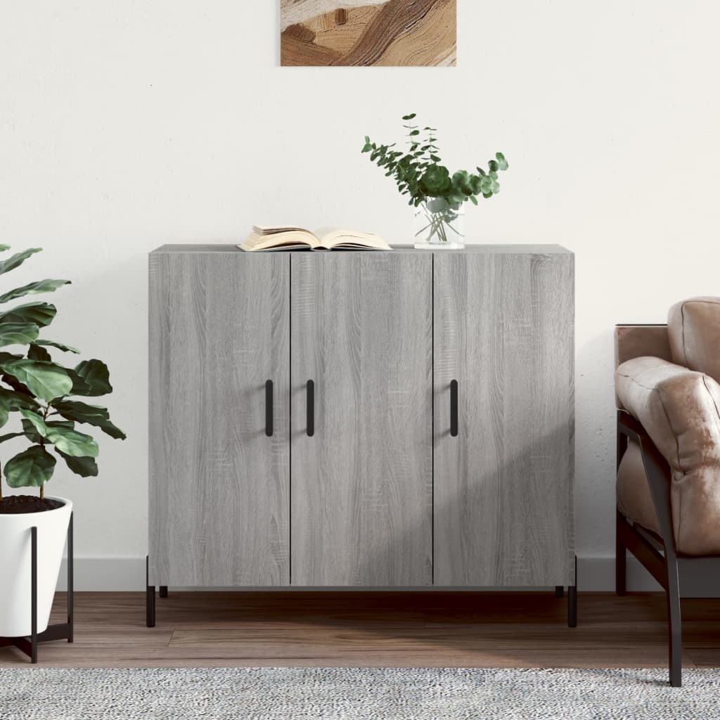 Komoda boja hrasta sonome 90 x 34 x 80 cm konstruirano drvo