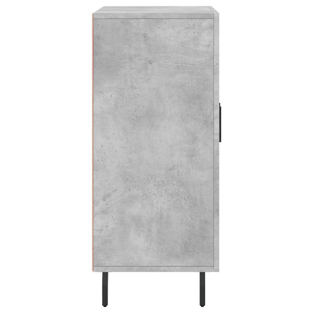 Komoda siva boja betona 90x34x80 cm od konstruiranog drva