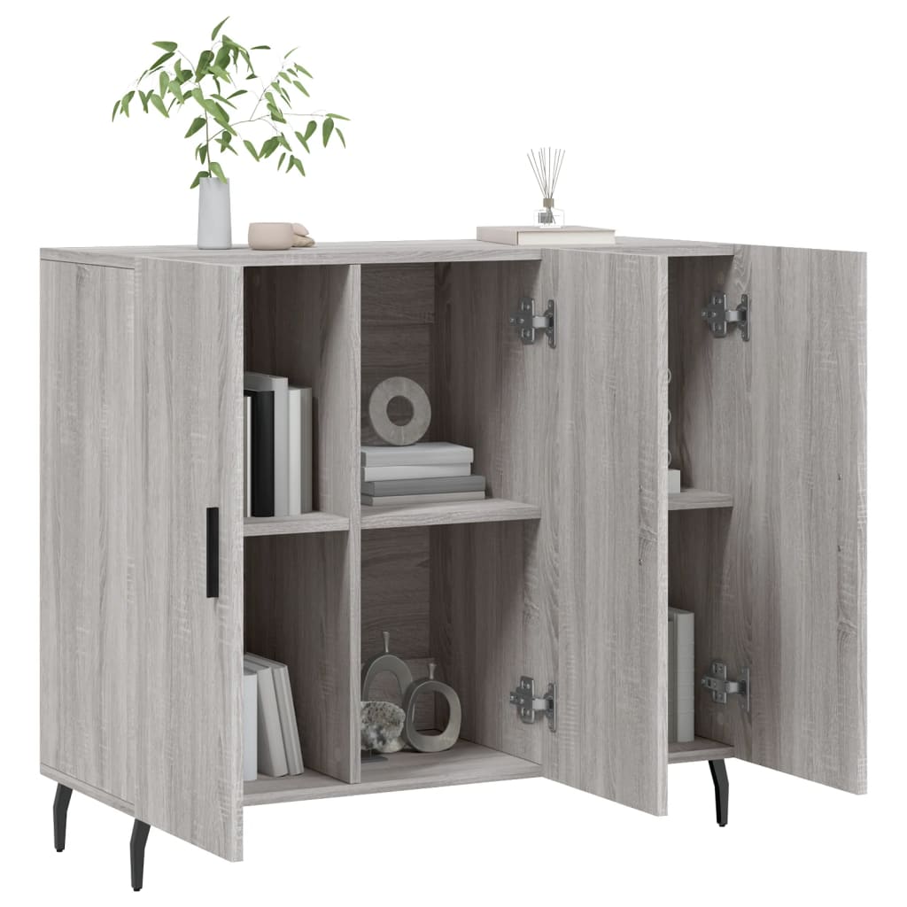 Komoda boja hrasta sonome 90 x 34 x 80 cm konstruirano drvo