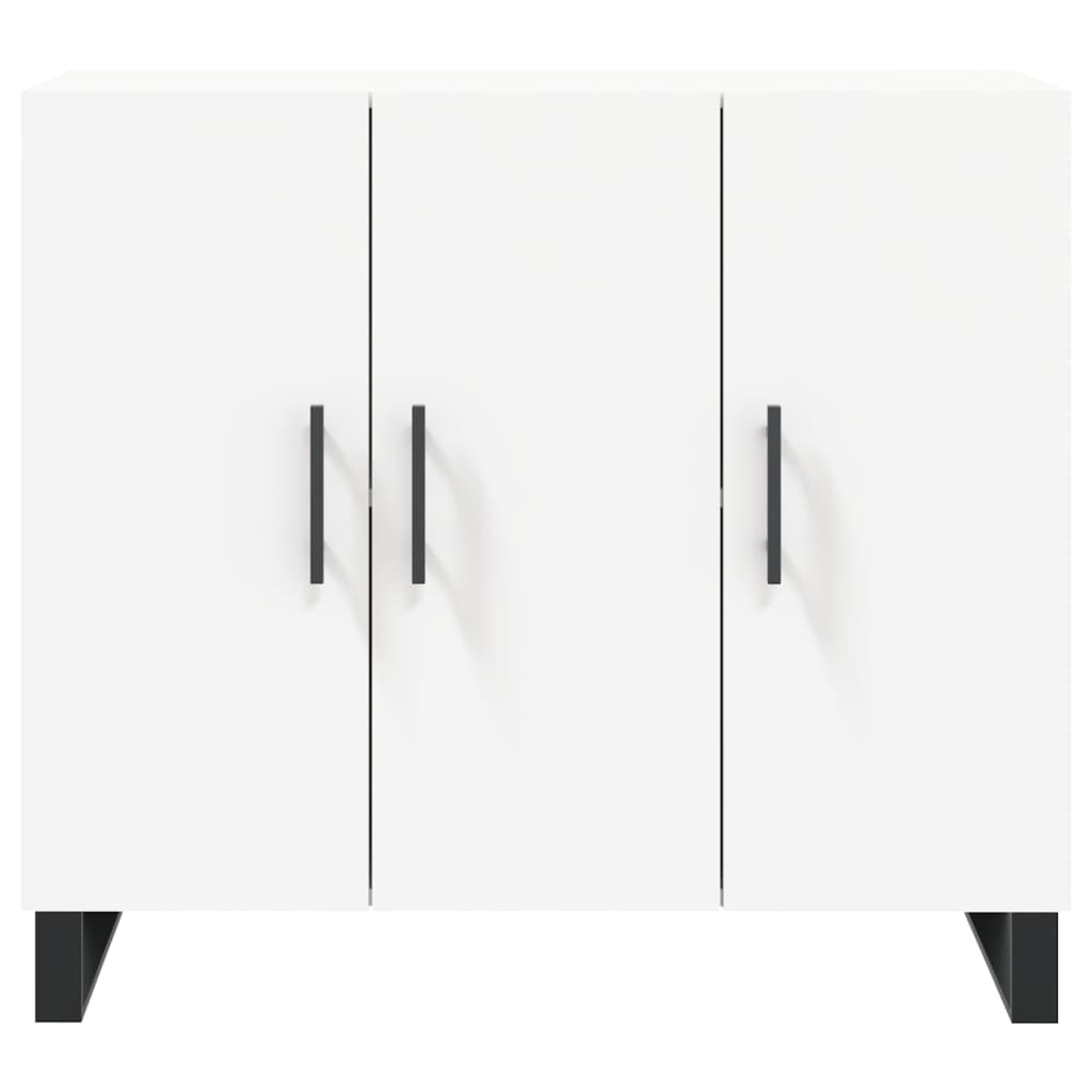 Komoda bijela 90x34x80 cm od konstruiranog drva