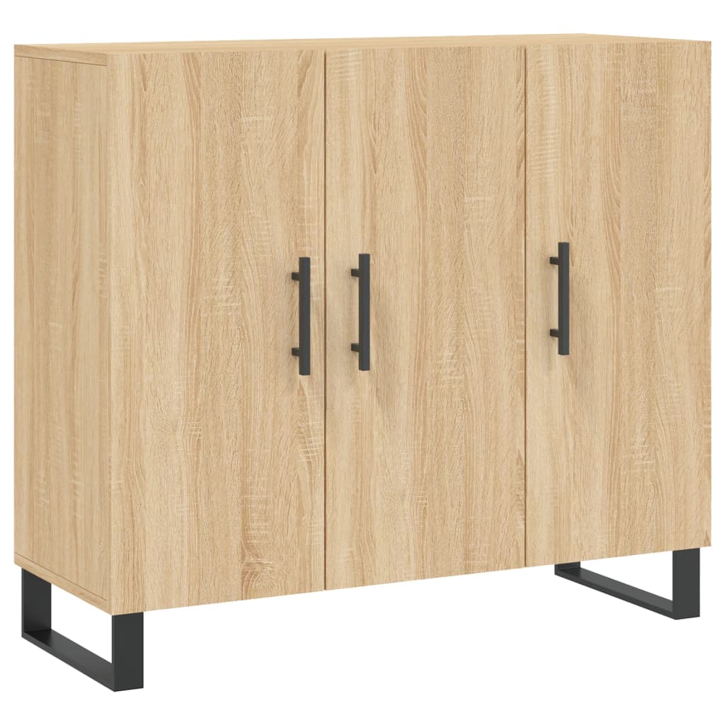 Komoda boja hrasta sonome 90x34x80 cm od konstruiranog drva