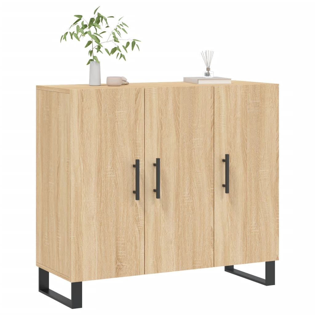Komoda boja hrasta sonome 90x34x80 cm od konstruiranog drva