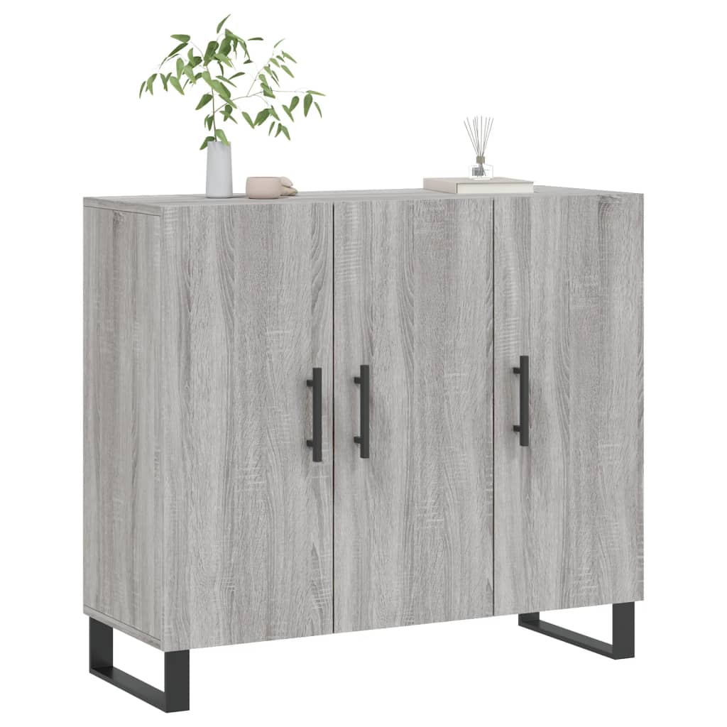 Komoda boja hrasta sonome 90 x 34 x 80 cm konstruirano drvo