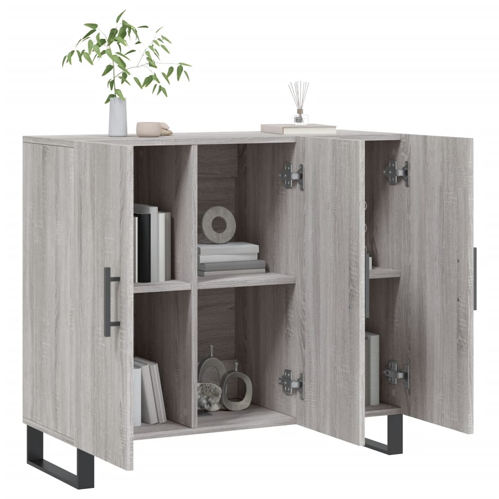 Komoda boja hrasta sonome 90 x 34 x 80 cm konstruirano drvo