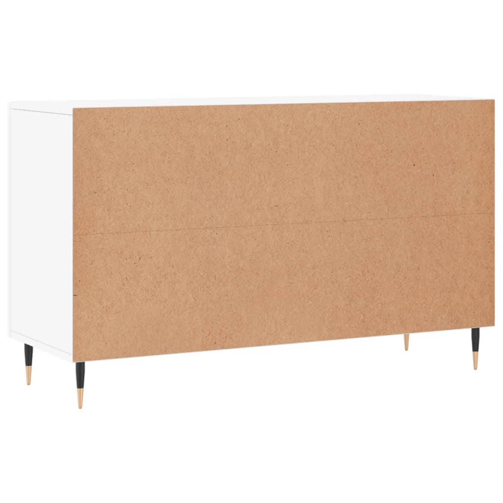 Komoda bijela 100x36x60 cm od konstruiranog drva
