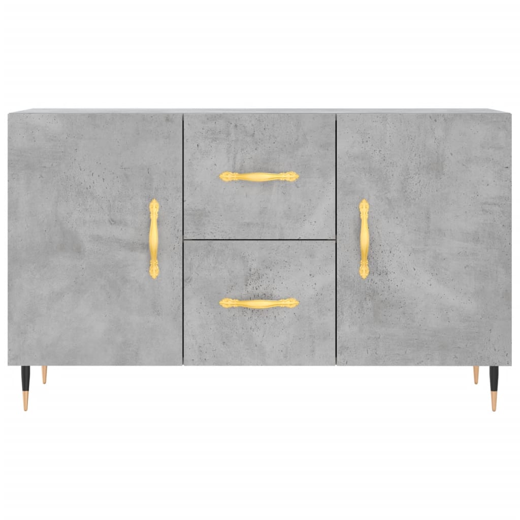 Komoda siva boja betona 100x36x60 cm od konstruiranog drva