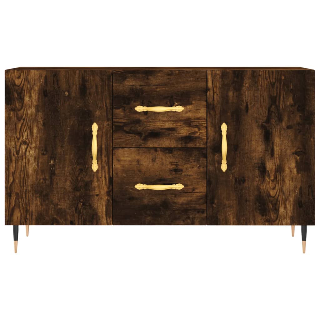 Komoda boja dimljenog hrasta 100 x 36 x 60 cm konstruirano drvo