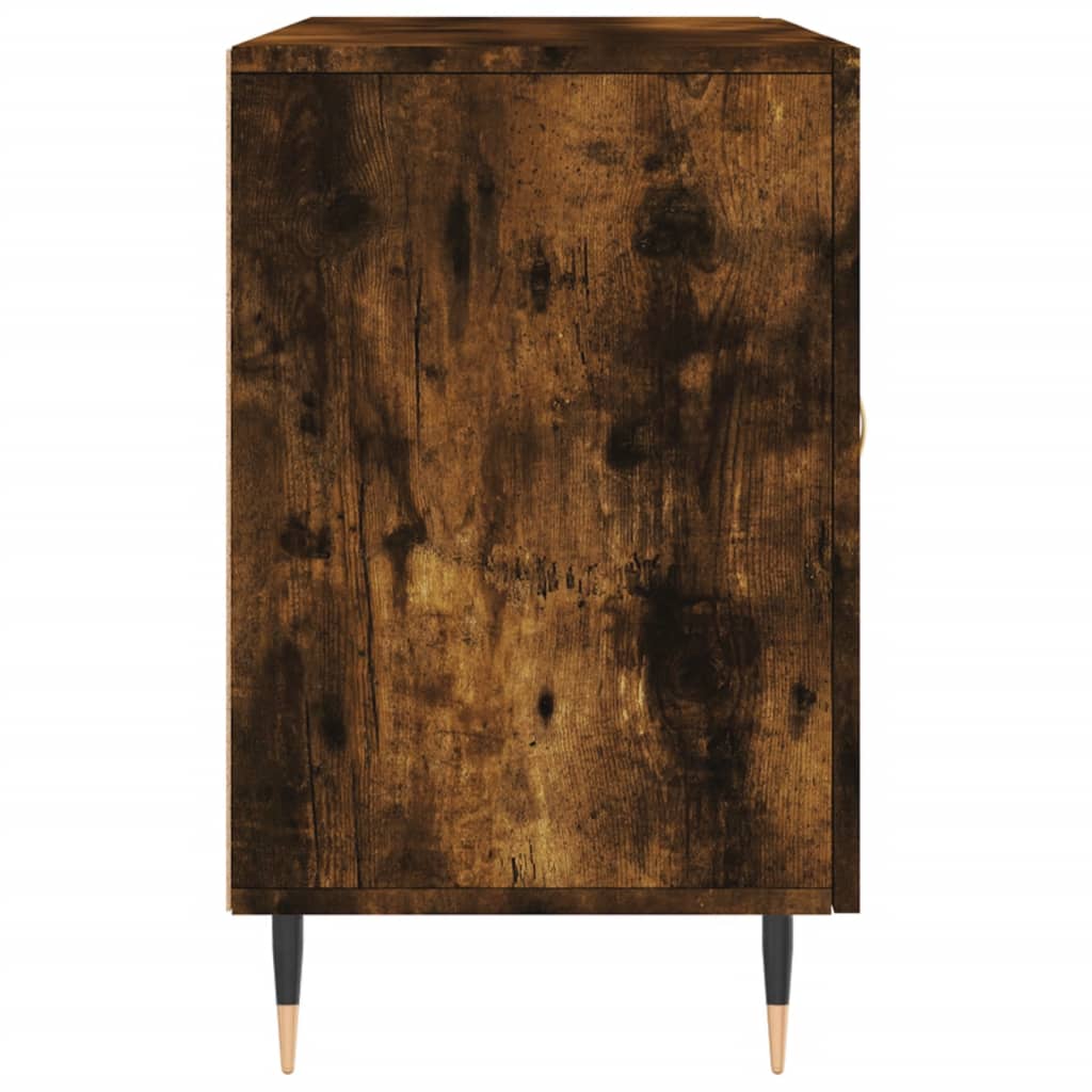 Komoda boja dimljenog hrasta 100 x 36 x 60 cm konstruirano drvo
