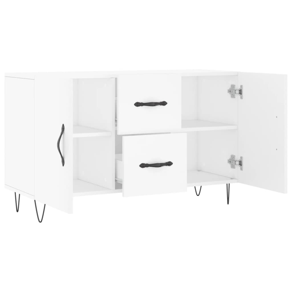 Komoda bijela 100x36x60 cm od konstruiranog drva