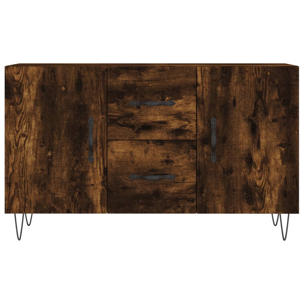 Komoda boja dimljenog hrasta 100 x 36 x 60 cm konstruirano drvo