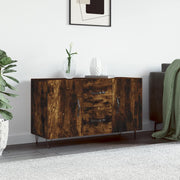 Komoda boja dimljenog hrasta 100 x 36 x 60 cm konstruirano drvo