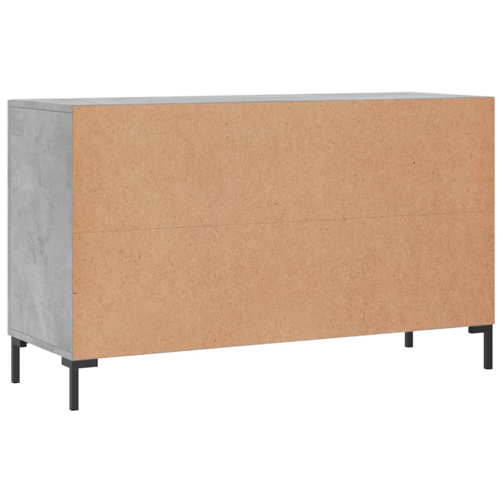 Komoda siva boja betona 100x36x60 cm od konstruiranog drva