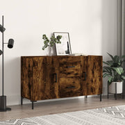 Komoda boja dimljenog hrasta 100 x 36 x 60 cm konstruirano drvo