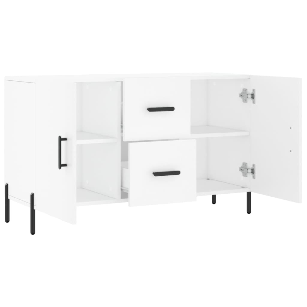 Komoda bijela 100x36x60 cm od konstruiranog drva