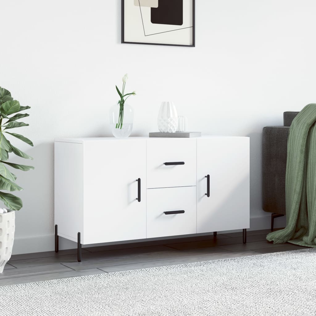 Komoda bijela 100x36x60 cm od konstruiranog drva