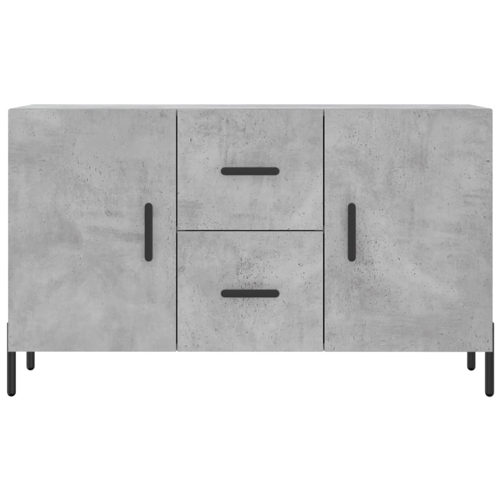 Komoda siva boja betona 100x36x60 cm od konstruiranog drva
