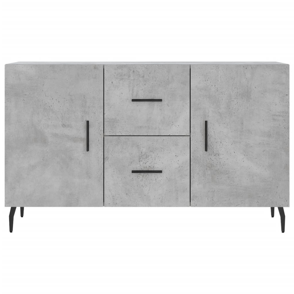 Komoda siva boja betona 100x36x60 cm od konstruiranog drva