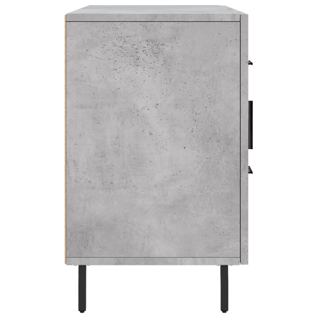 Komoda siva boja betona 100x36x60 cm od konstruiranog drva