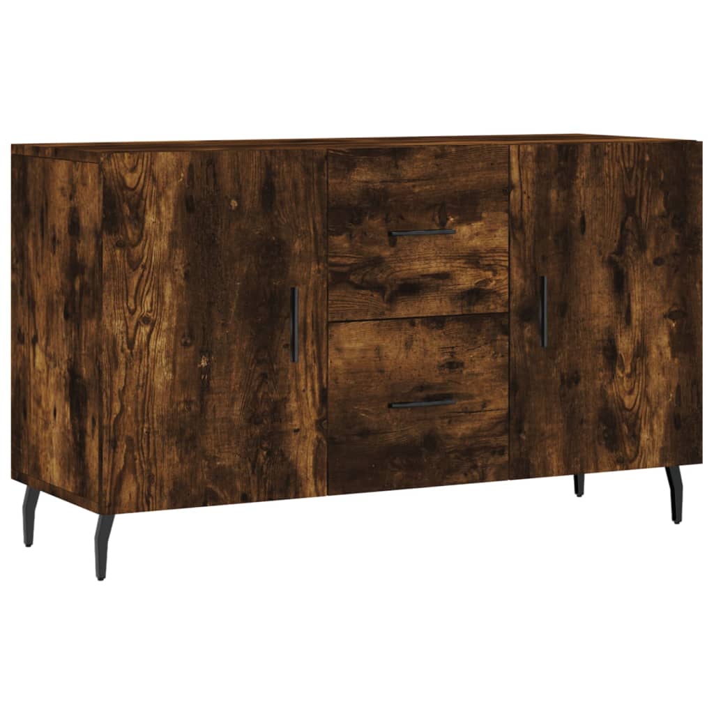 Komoda boja dimljenog hrasta 100 x 36 x 60 cm konstruirano drvo
