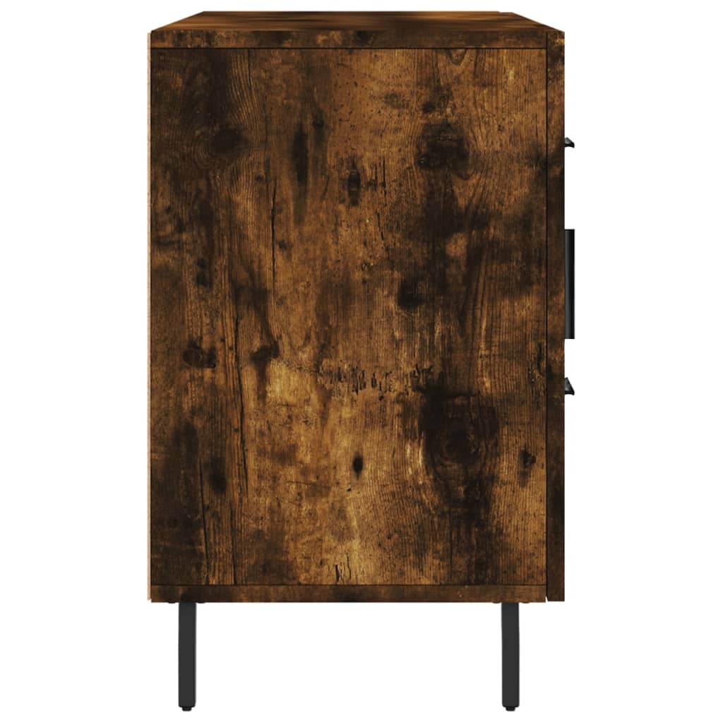 Komoda boja dimljenog hrasta 100 x 36 x 60 cm konstruirano drvo