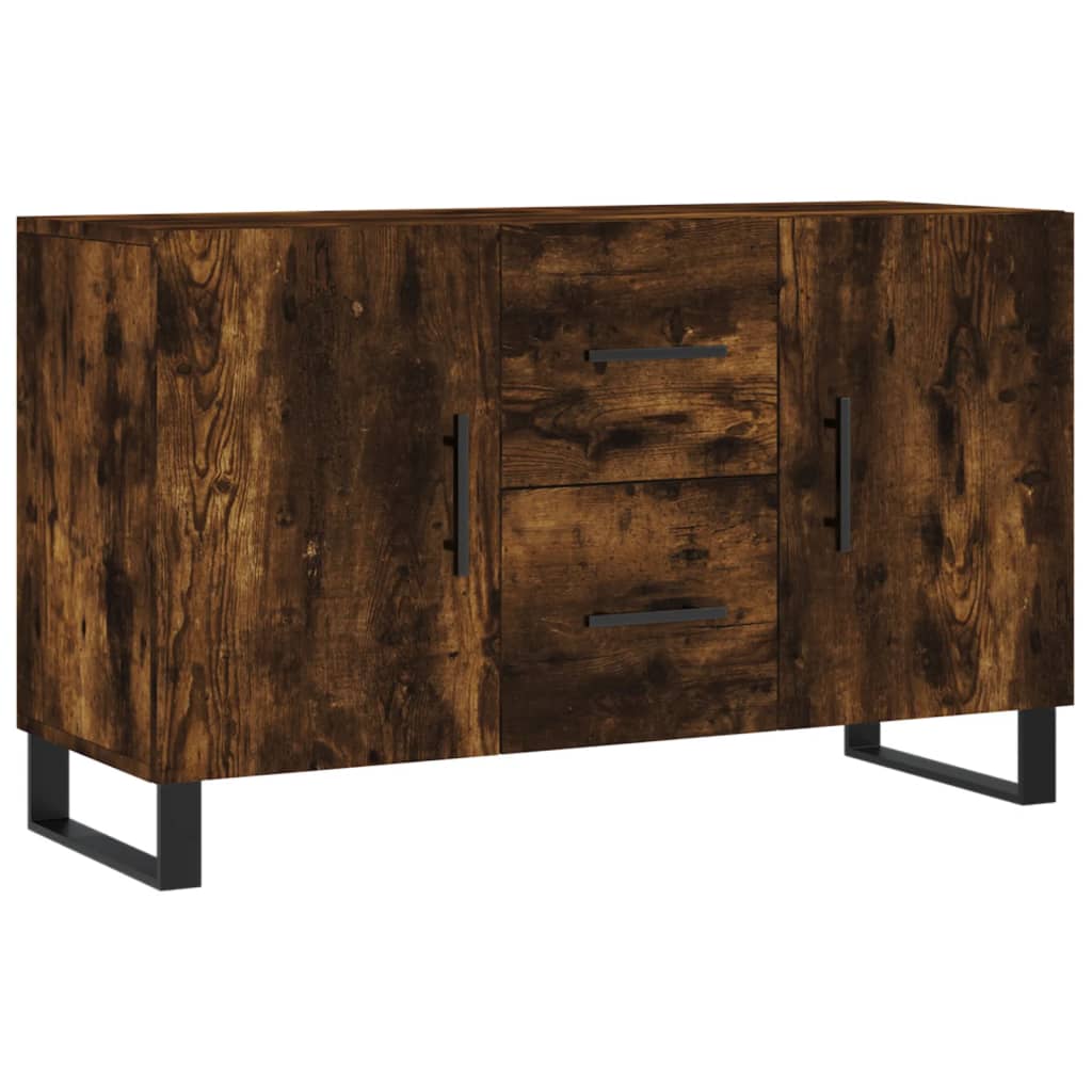Komoda boja dimljenog hrasta 100 x 36 x 60 cm konstruirano drvo