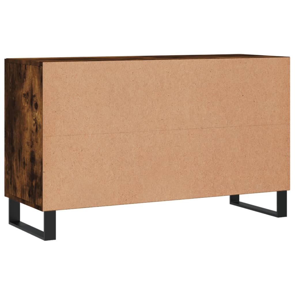 Komoda boja dimljenog hrasta 100 x 36 x 60 cm konstruirano drvo