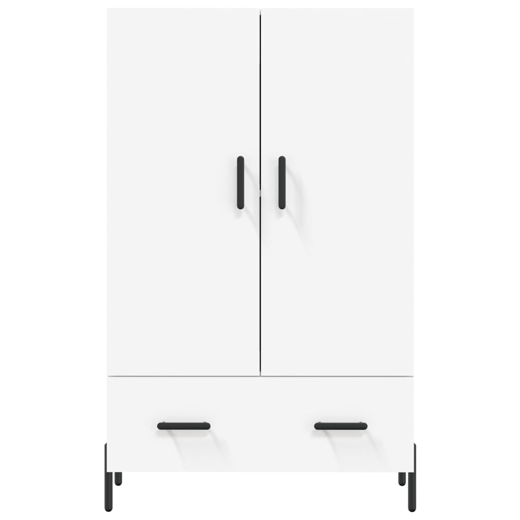 Visoka komoda bijela 69,5 x 31 x 115 cm od konstruiranog drva