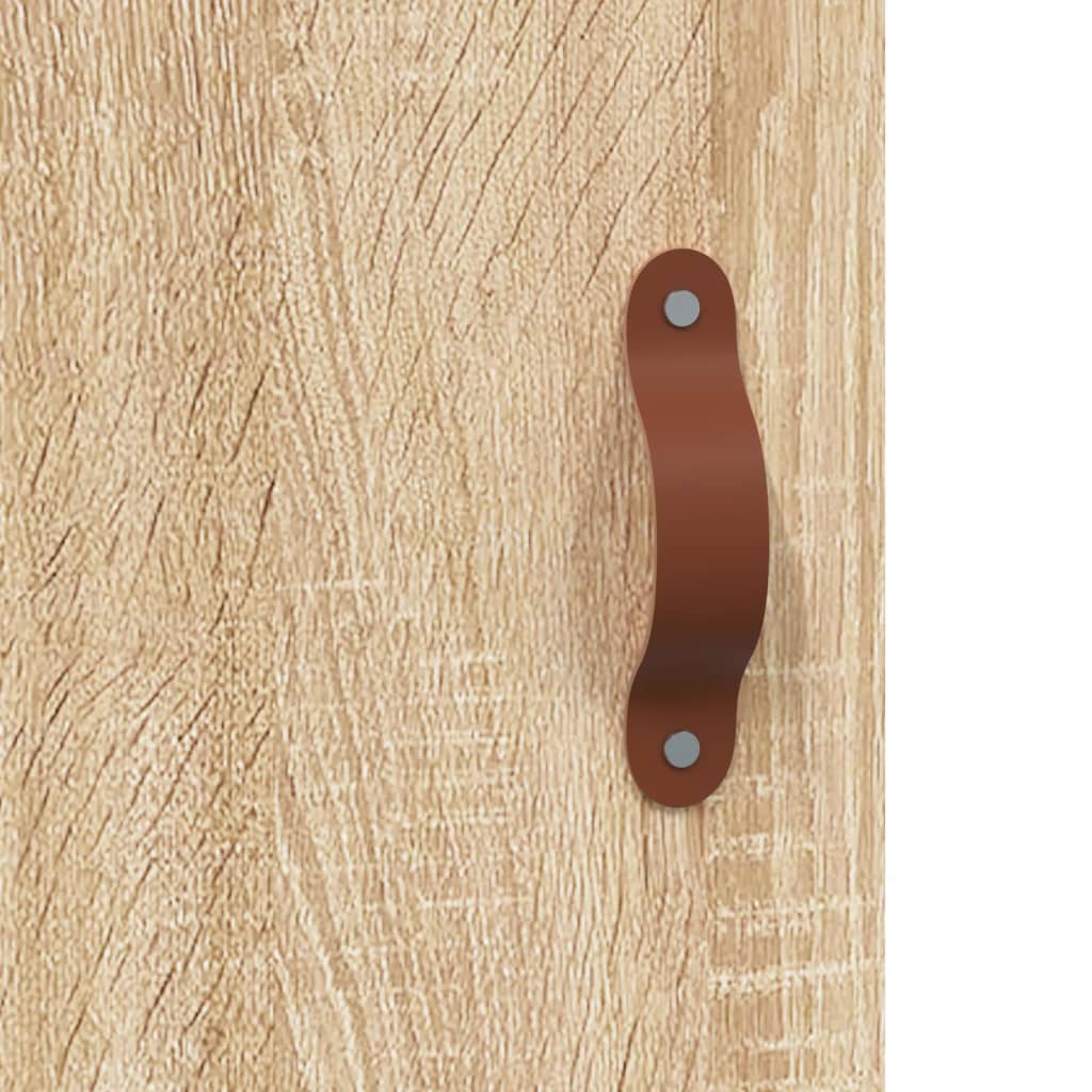 Visoka komoda boja hrasta 69,5 x 31 x 115 cm konstruirano drvo