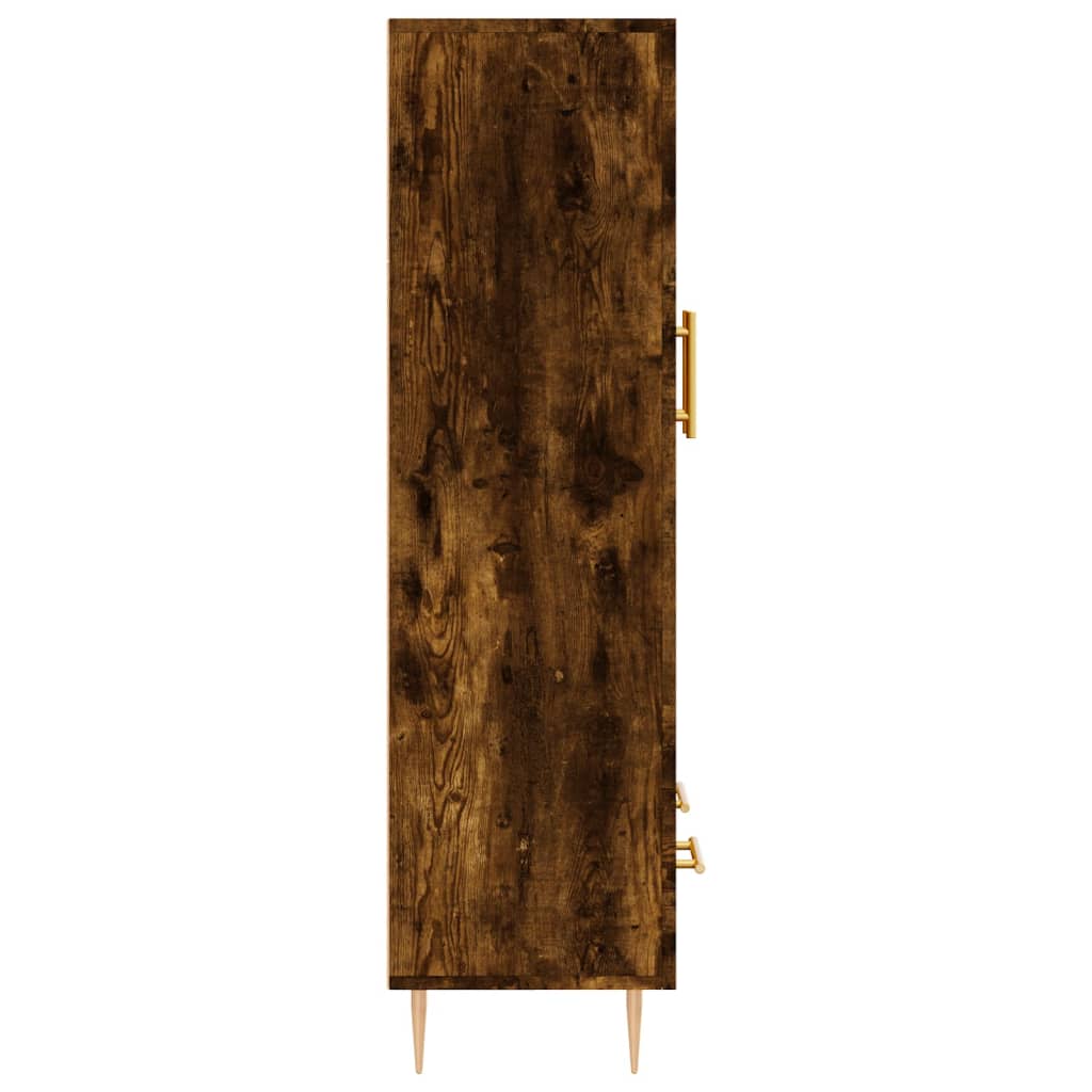 Visoka komoda boja hrasta 69,5 x 31 x 115 cm konstruirano drvo