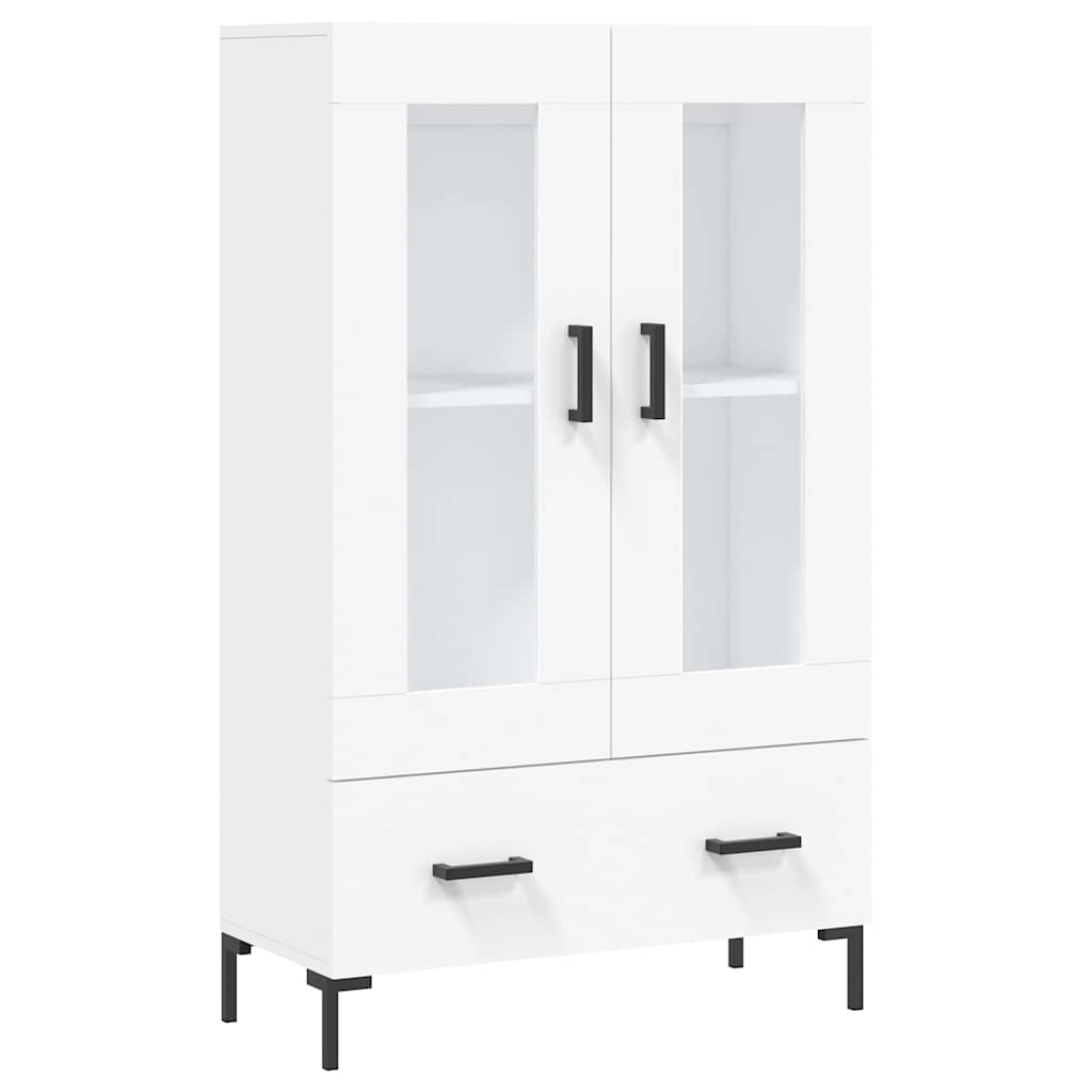 Visoka komoda bijela 69,5 x 31 x 115 cm od konstruiranog drva