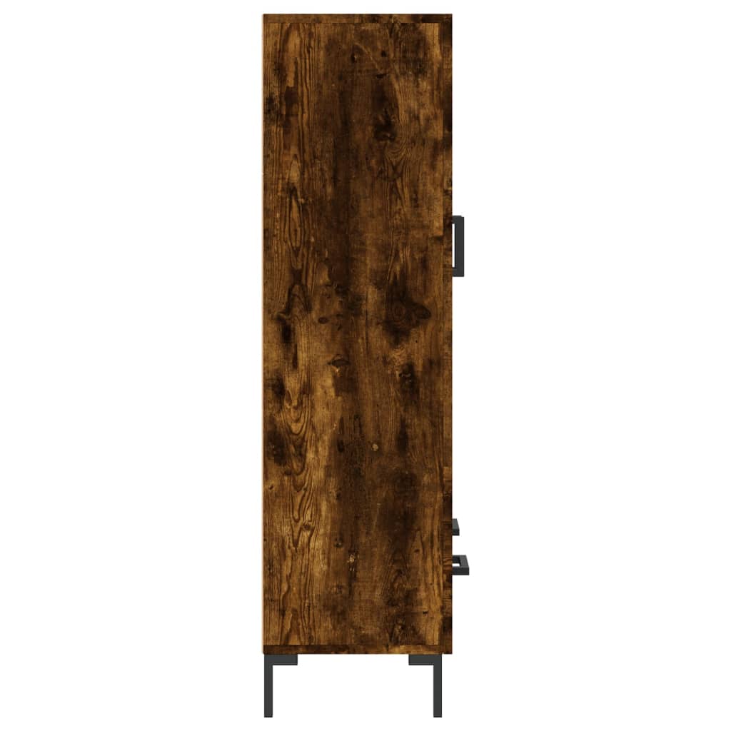 Visoka komoda boja hrasta 69,5 x 31 x 115 cm konstruirano drvo