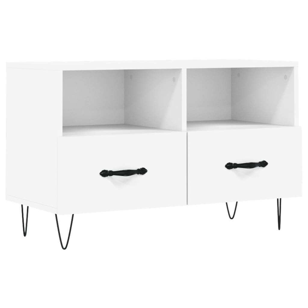 TV ormarić bijeli 80 x 36 x 50 cm od konstruiranog drva
