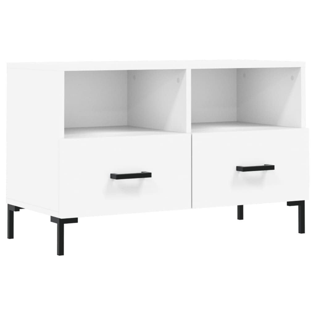 TV ormarić bijeli 80 x 36 x 50 cm od konstruiranog drva