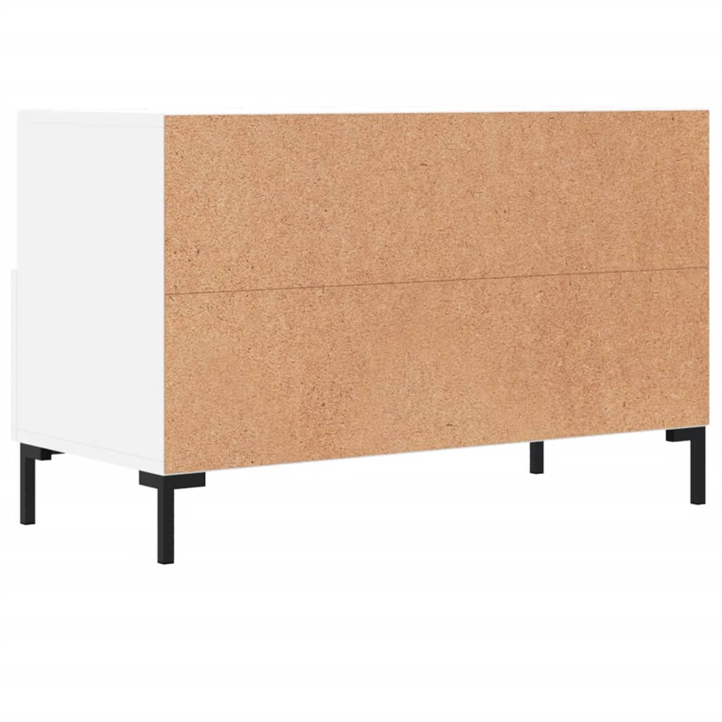 TV ormarić bijeli 80 x 36 x 50 cm od konstruiranog drva