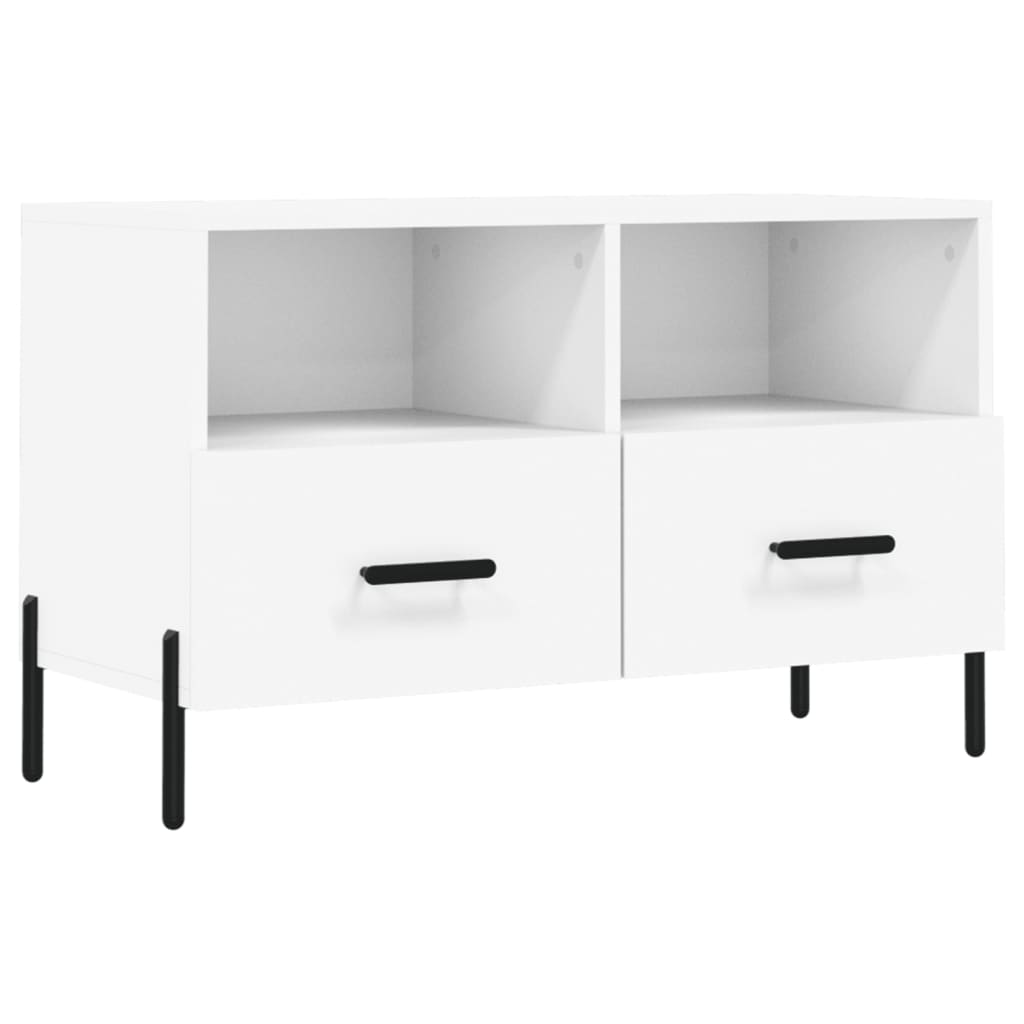 TV ormarić bijeli 80 x 36 x 50 cm od konstruiranog drva