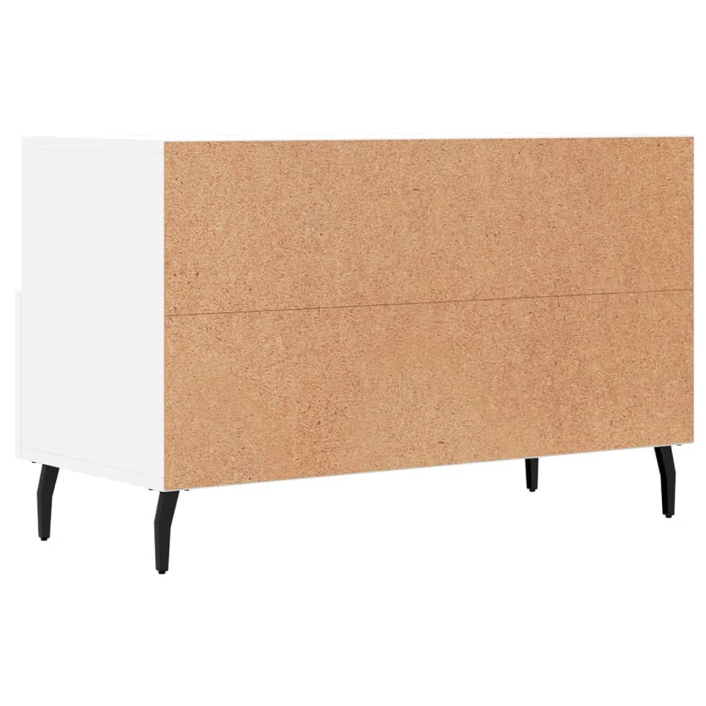 TV ormarić bijeli 80 x 36 x 50 cm od konstruiranog drva