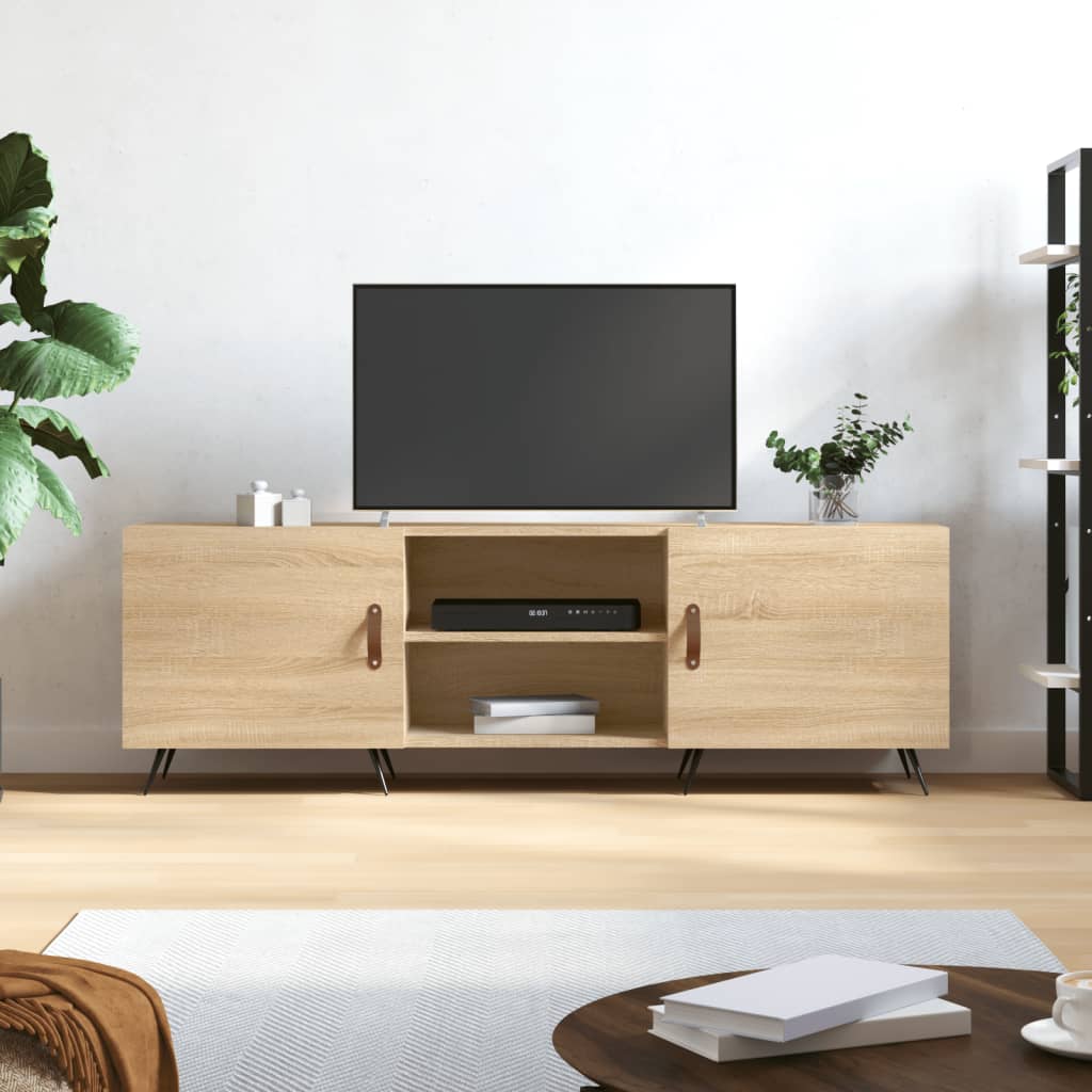 TV ormarić boja hrasta 150x30x50 cm od konstruiranog drva