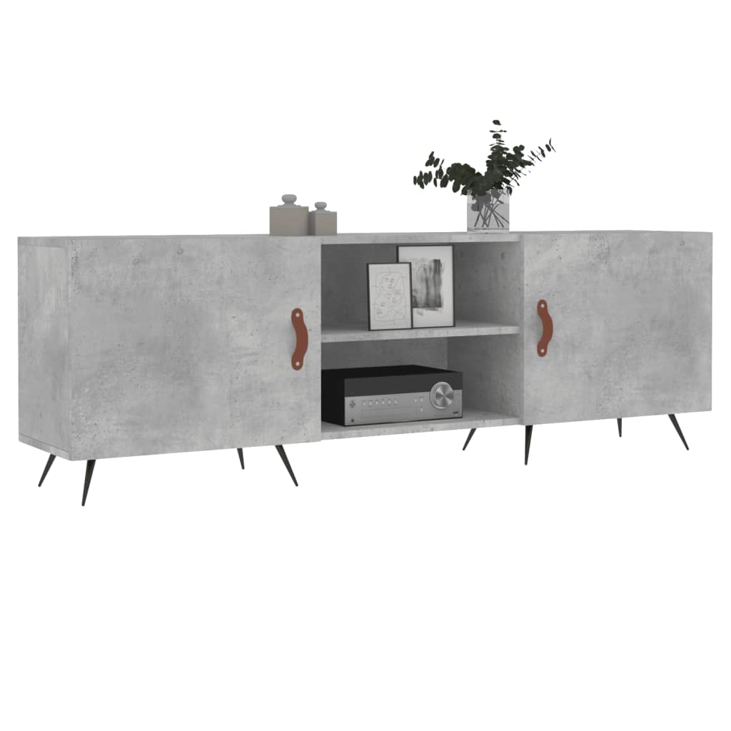 TV ormarić boja betona 150x30x50 cm od konstruiranog drva