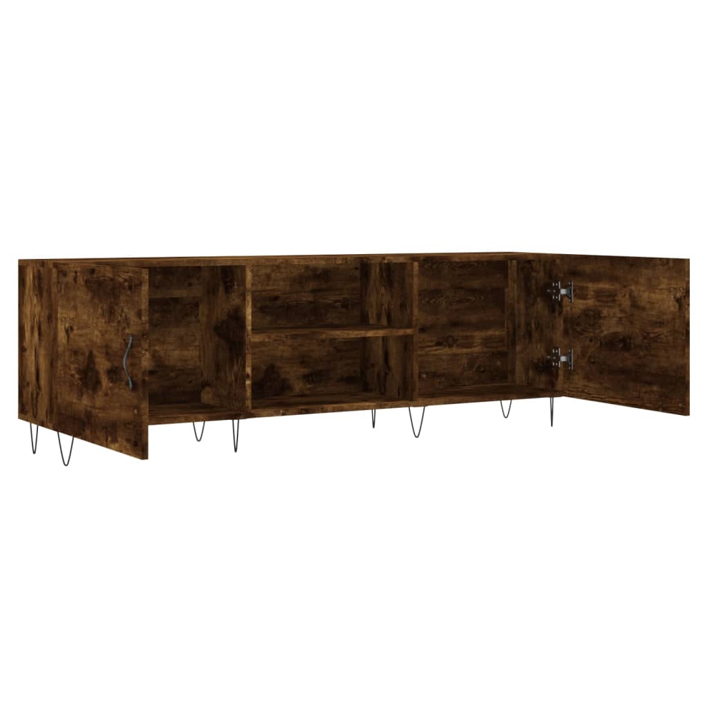 TV ormarić boja dimljenog hrasta 150x30x50 cm konstruirano drvo