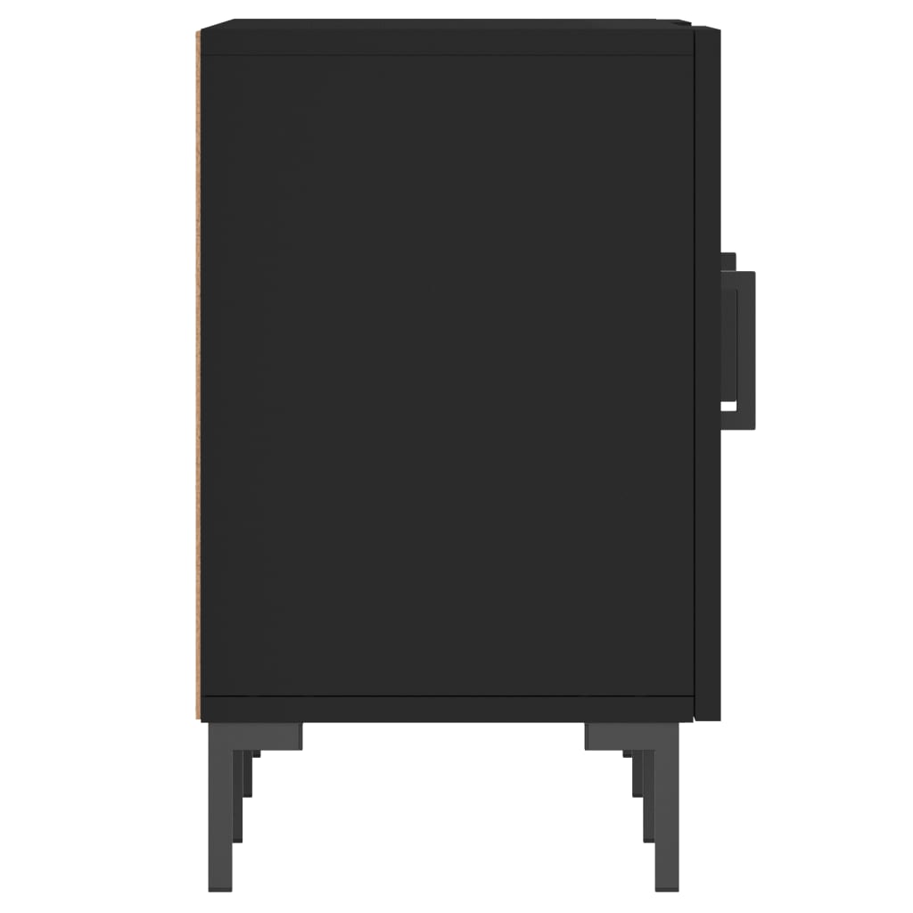 TV ormarić crni 150 x 30 x 50 cm od konstruiranog drva