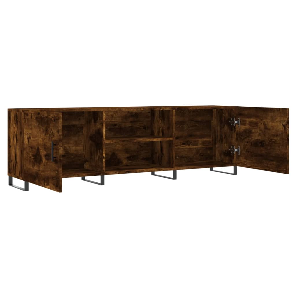 TV ormarić boja dimljenog hrasta 150x30x50 cm konstruirano drvo