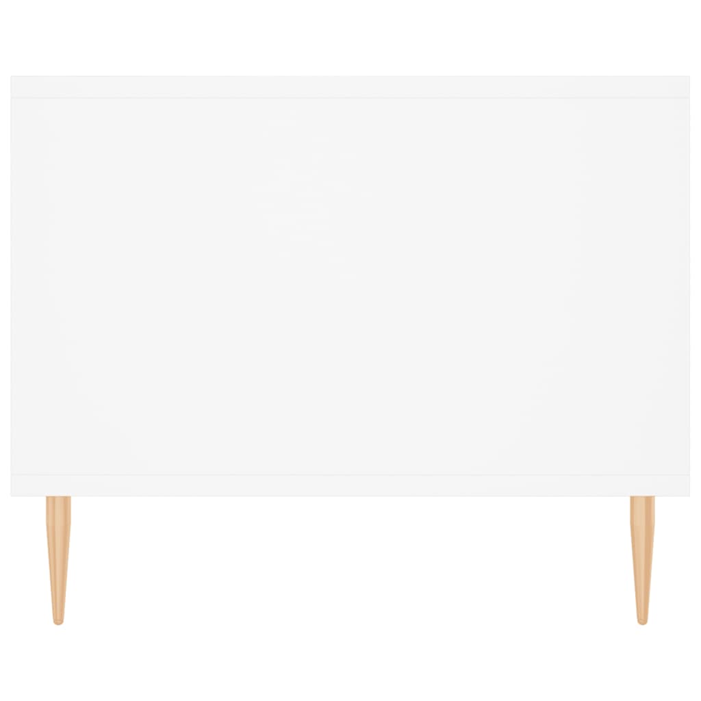 Stolić za kavu bijeli 102 x 50 x 40 cm od konstruiranog drva
