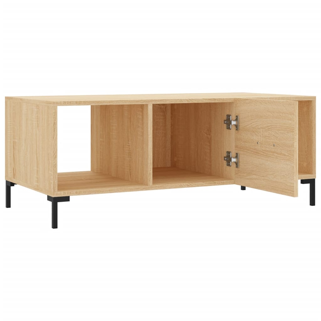 Stolić za kavu boja hrasta 102 x 50 x 40 cm konstruirano drvo