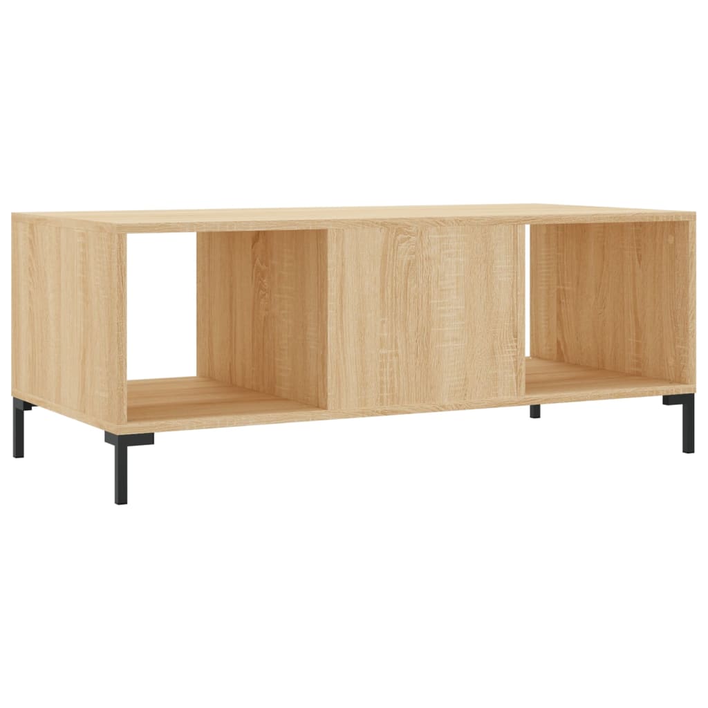 Stolić za kavu boja hrasta 102 x 50 x 40 cm konstruirano drvo