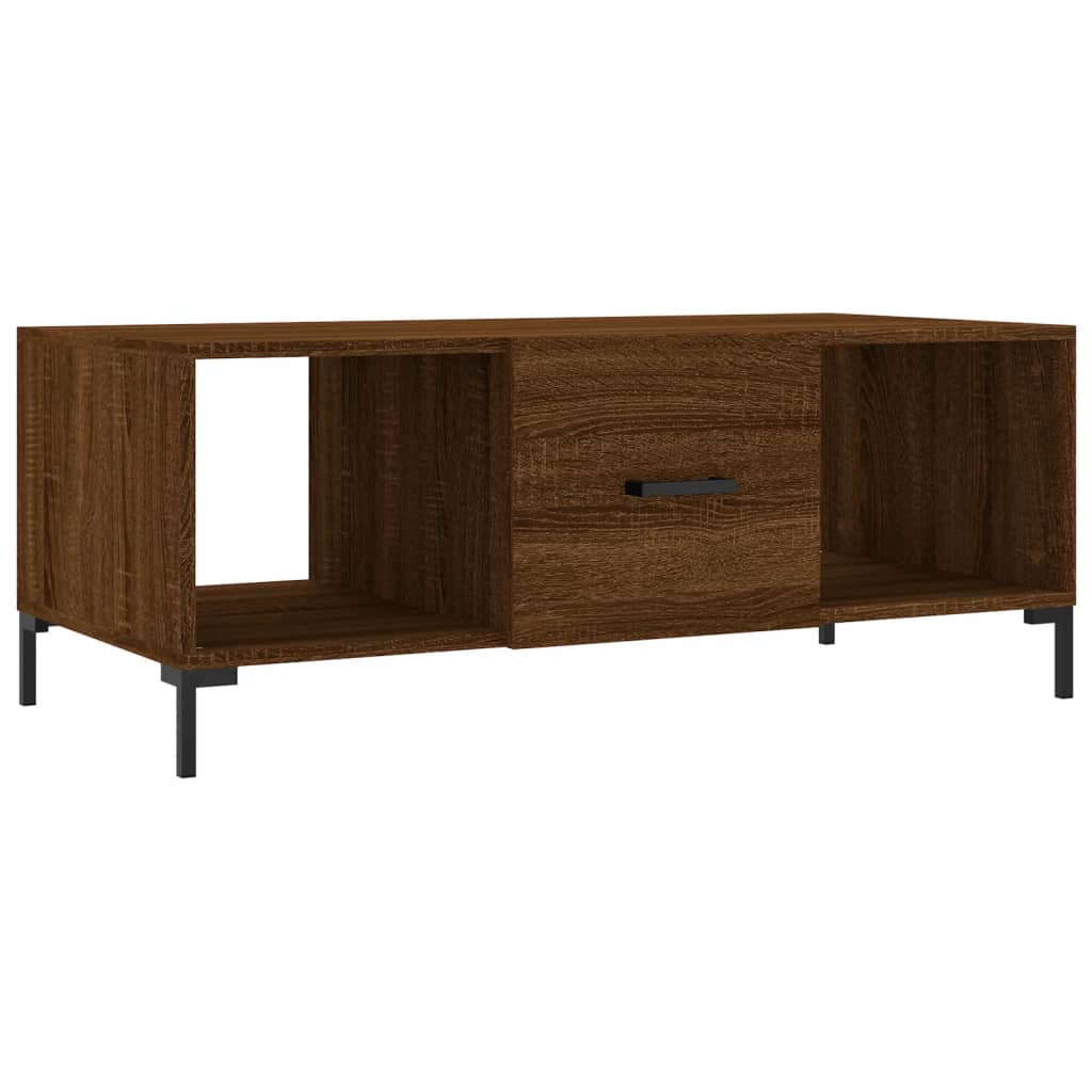 Stolić za kavu boja hrasta 102 x 50 x 40 cm konstruirano drvo