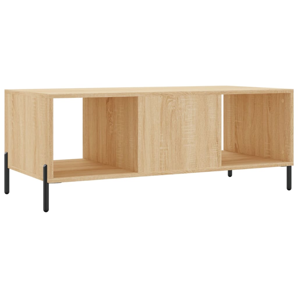 Stolić za kavu boja hrasta 102 x 50 x 40 cm konstruirano drvo
