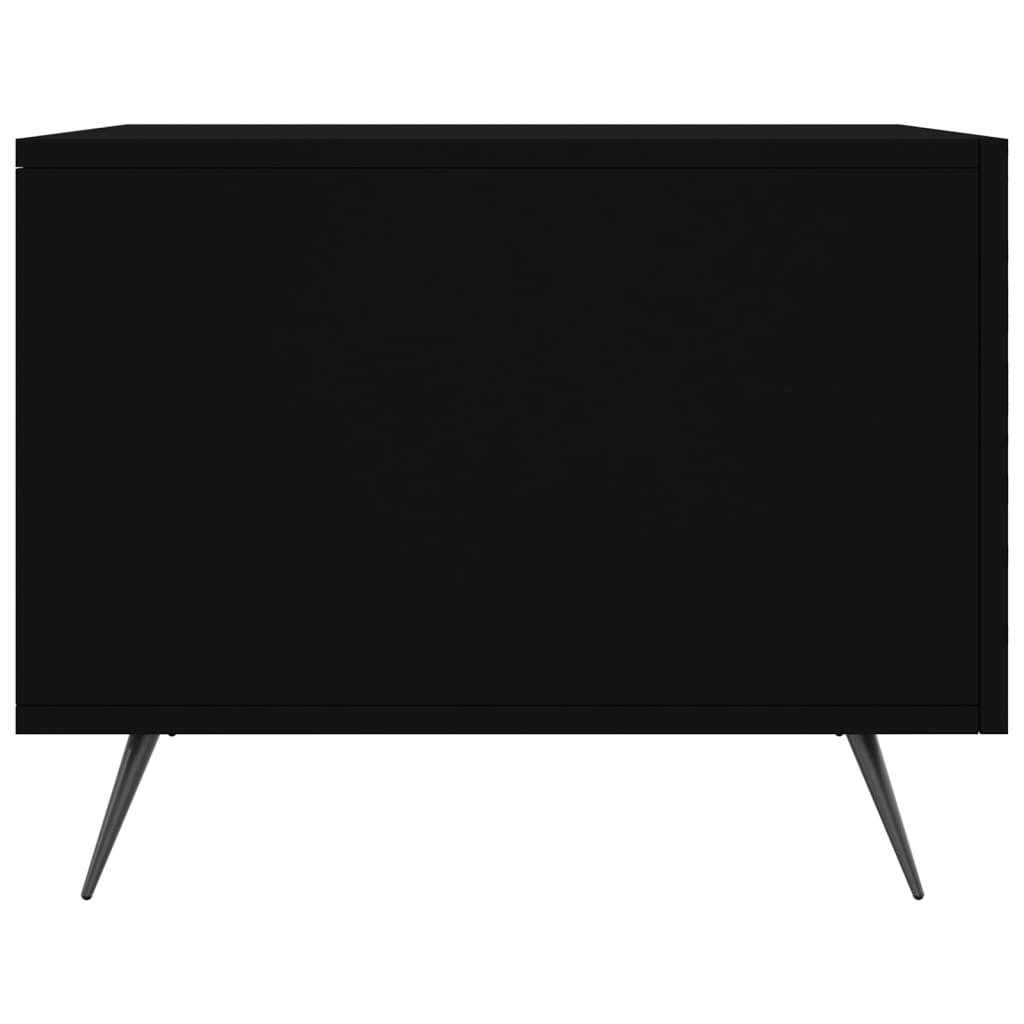 Stolić za kavu crni 50 x 50 x 40 cm od konstruiranog drva
