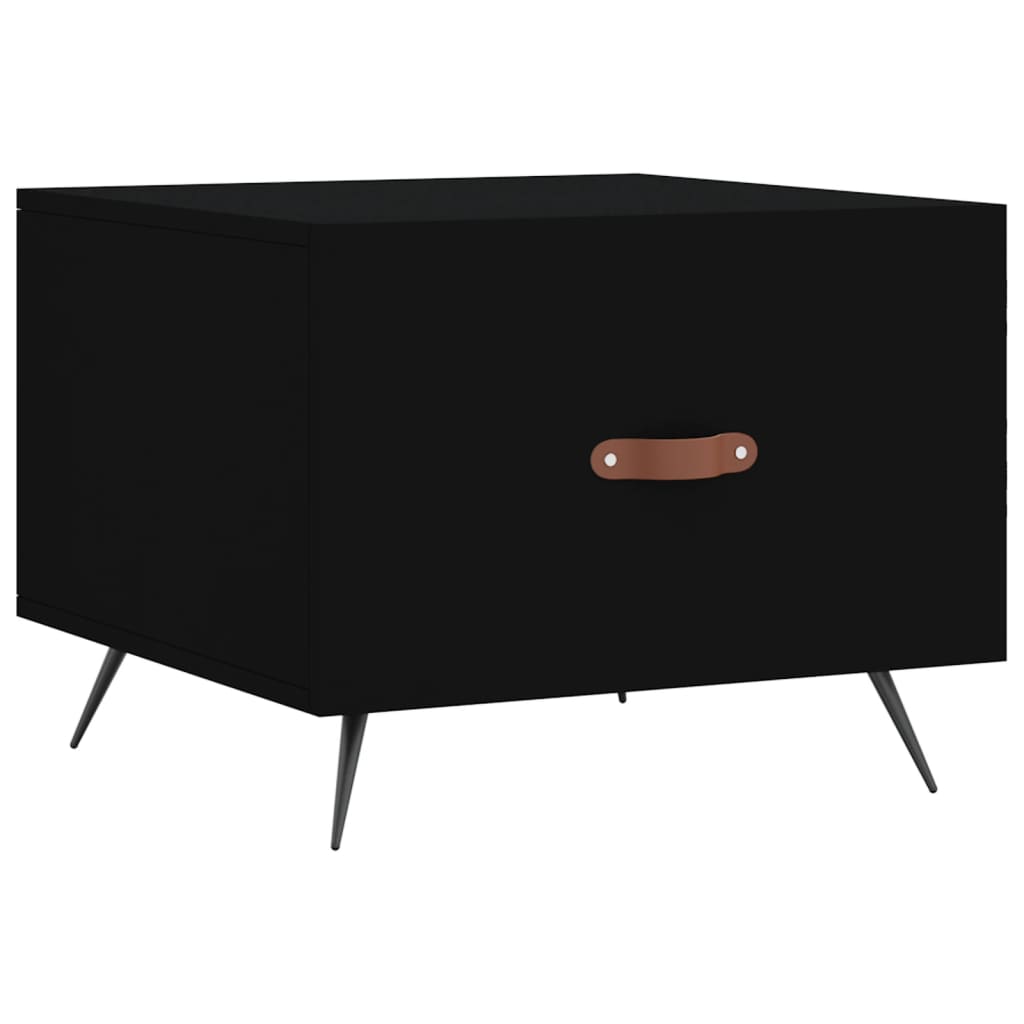Stolići za kavu 2 kom crni 50x50x40 cm od konstruiranog drva