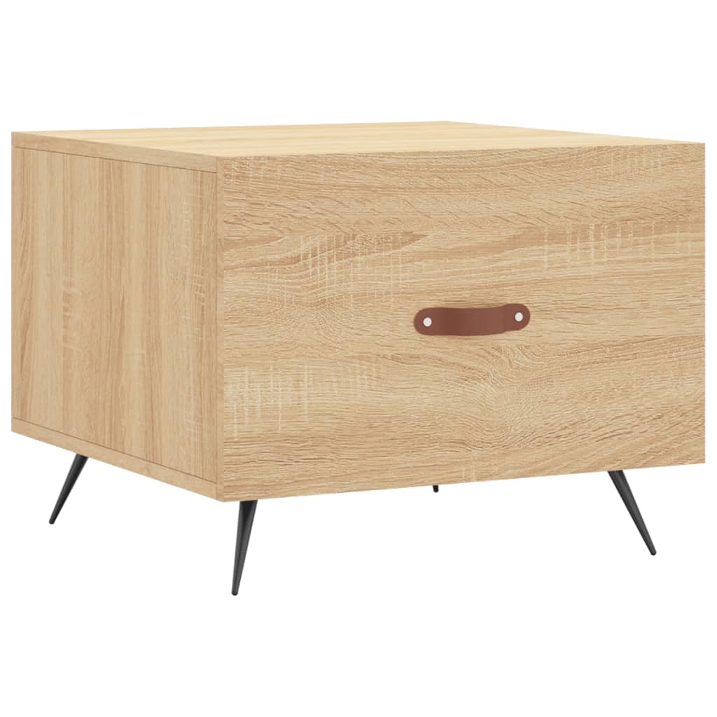Stolić za kavu boja hrasta 50 x 50 x 40 cm konstruirano drvo