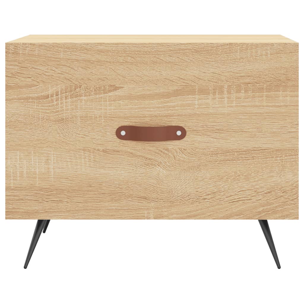 Stolić za kavu boja hrasta 50 x 50 x 40 cm konstruirano drvo